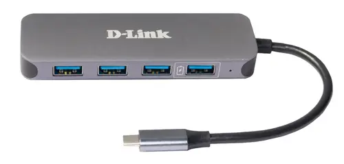 DUB-2340 hub de interfaz USB Tipo C 5000 Mbit/s Gris - Imagen 2