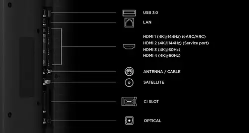 C7L 98C7L Televisor 2,49 m (98") 4K Ultra HD Smart TV Wifi Negro 3000 cd / m² - Imagen 5