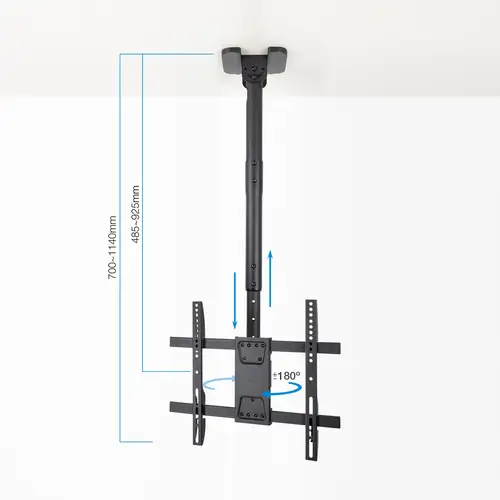 Soporte de Techo para Pantallas 32"-75", Negro - Imagen 4