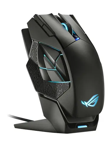 ROG Spatha X ratón Juego mano derecha RF Wireless + USB Type-C Óptico 19000 DPI - Imagen 6