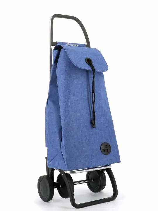 I-Max Tweed 4 Negro, Azul Bolsa para carrito de la compra