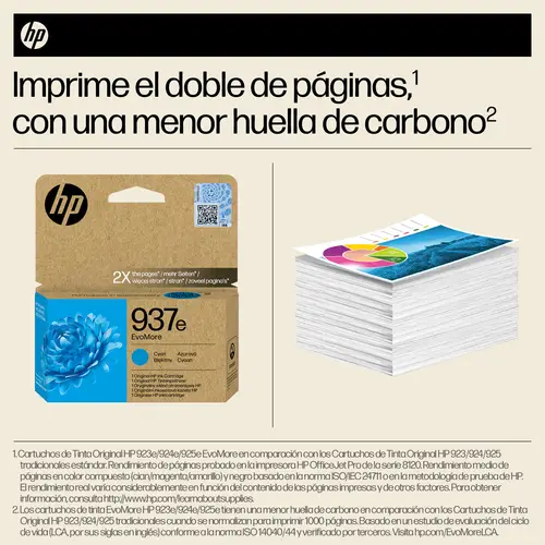 Cartucho de Tinta Original EvoMore 937e cian - Imagen 3