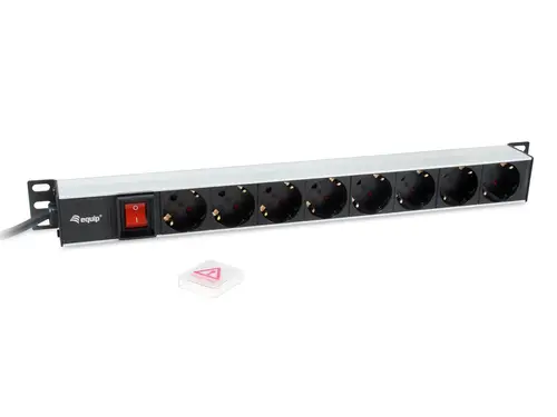 333308 unidad de distribución de energía (PDU) 8 salidas AC 1U Negro, Plata - Imagen 4