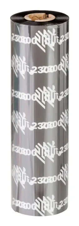 2300 Wax cinta térmica 450 m Negro