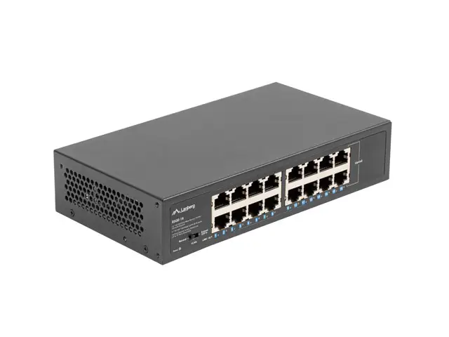 RSGE-16 switch No administrado Gigabit Ethernet (10/100/1000) 1U Negro