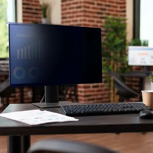 Filtro de Privacidad 16:10 para Monitor de 24" - Colgante - Protector Acrílico de Pantalla - Ángulo de Visión de +/- 30° - Brillante - Imagen 7