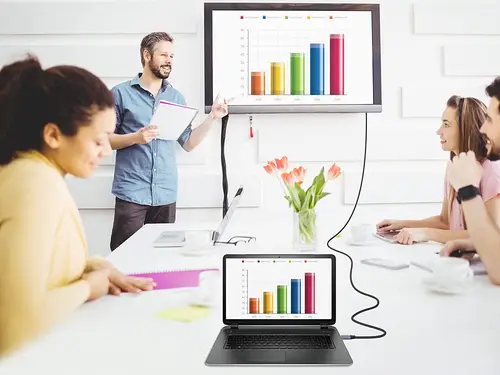 119281 Cable DisplayPort 2.1 Premium, 1,0m, 16K/60Hz, 54Gbps - Imagen 5