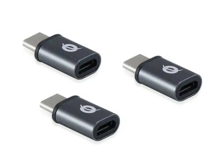 DONN05G cambiador de género para cable USB 2.0 Type-C USB 2.0 Micro Negro