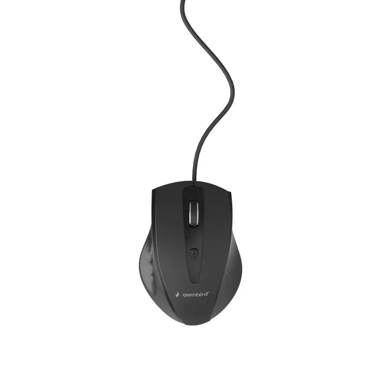 MUS-4B-02 ratón Oficina mano derecha USB Óptico 1200 DPI