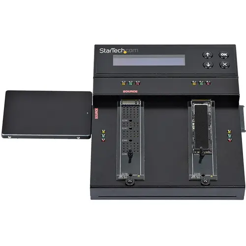 Clonador y Borrador Autónomo de Unidades de Almacenamiento SATA M.2 - NVMe M.2 - Duplicador Copiador Externo Offline de Unidades HDD SSD M.2 PCIe AHCI/NVMe, SATA M.2 - 2,5/3,5 TAA - Imagen 7