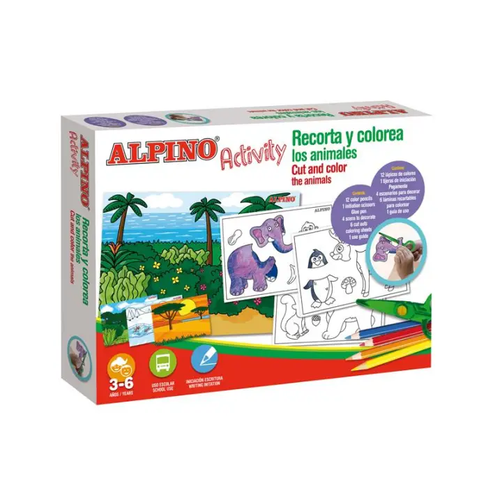 AC000004 libro y página para colorear Juego de imágenes para colorear