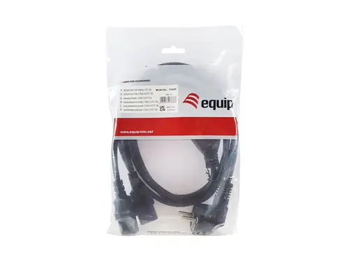 112220 cable de transmisión 1,8 m CEE 7/7 Acoplador C13 2 x - Imagen 6