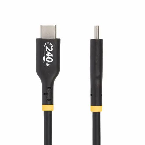 Cable de Carga USB-C de 2m - Cable USB Tipo C - Certificación USB-IF - PD de 240W EPR - Cable USB 2.0 USB-C de Carga para Portátiles - Recubrimiento de TPE - Macho a Macho - Imagen 3