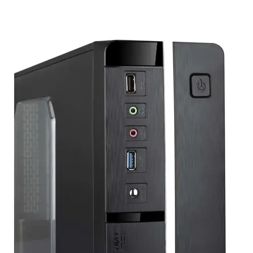 TQC-3005U3 carcasa de ordenador Escritorio Negro 500 W - Imagen 3