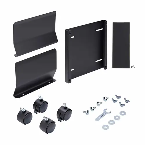 Carrito para Caja Torre de Ordenador - Carrito con Ruedas para CPU - Soporte Ajustable para CPU - de Acero - Carga de 21kg - Imagen 10