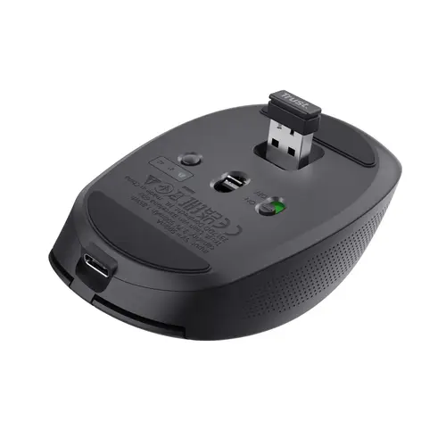 Ozaa ratón Oficina mano derecha RF Wireless + Bluetooth Óptico 3200 DPI - Imagen 5