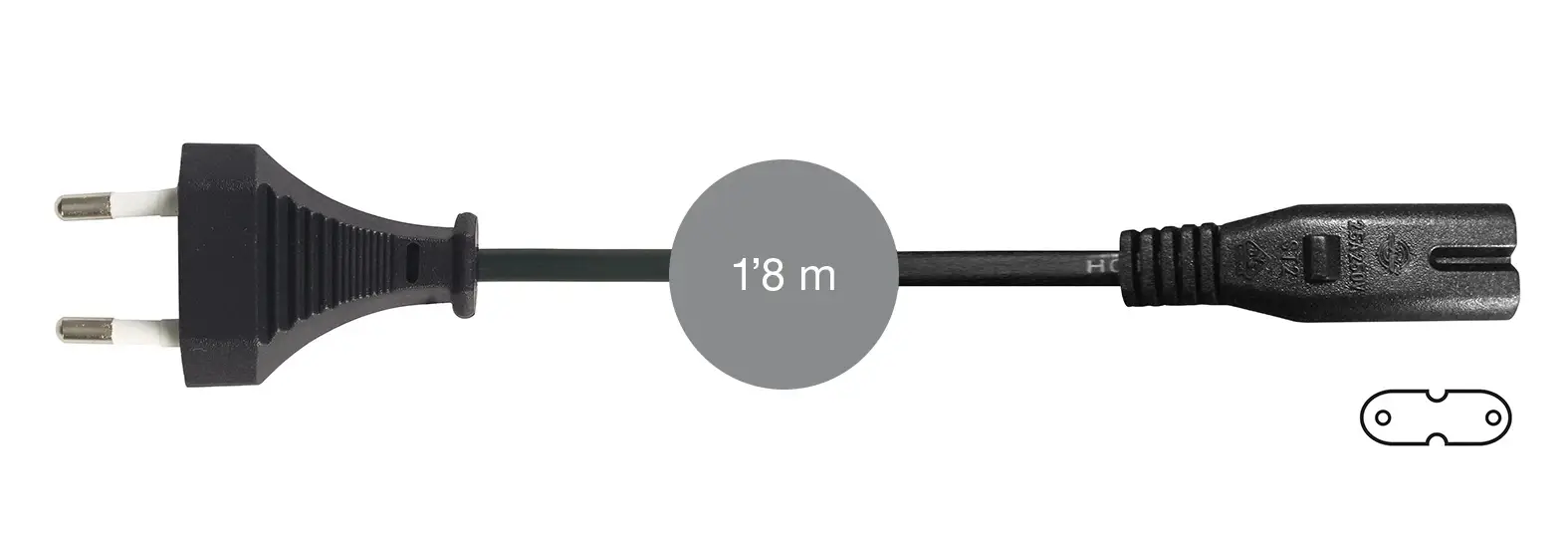 SR-448 adaptador de enchufe eléctrico Negro