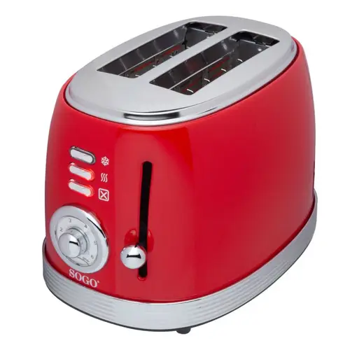 TOS-SS-5460 tostadora 6 2 rebanada(s) 850 W Rojo - Imagen 4