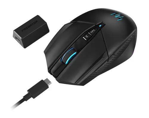 Predator Cestus 535 ratón Juego Ambidextro RF Wireless + Bluetooth Óptico 30000 DPI - Imagen 6
