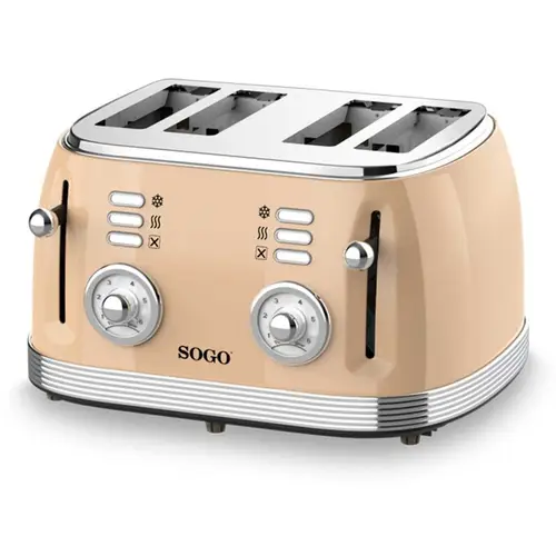 TOS-SS-5475 tostadora 6 4 rebanada(s) Beige - Imagen 8