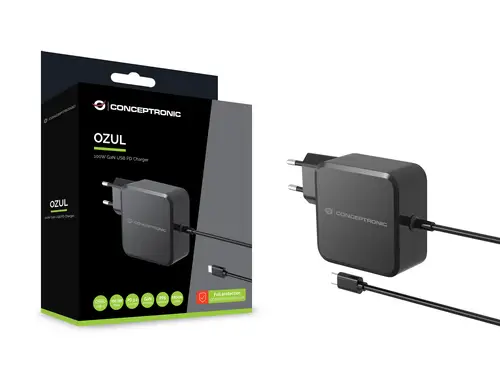 OZUL05BE cargador de dispositivo móvil Universal Negro Corriente alterna Interior - Imagen 3