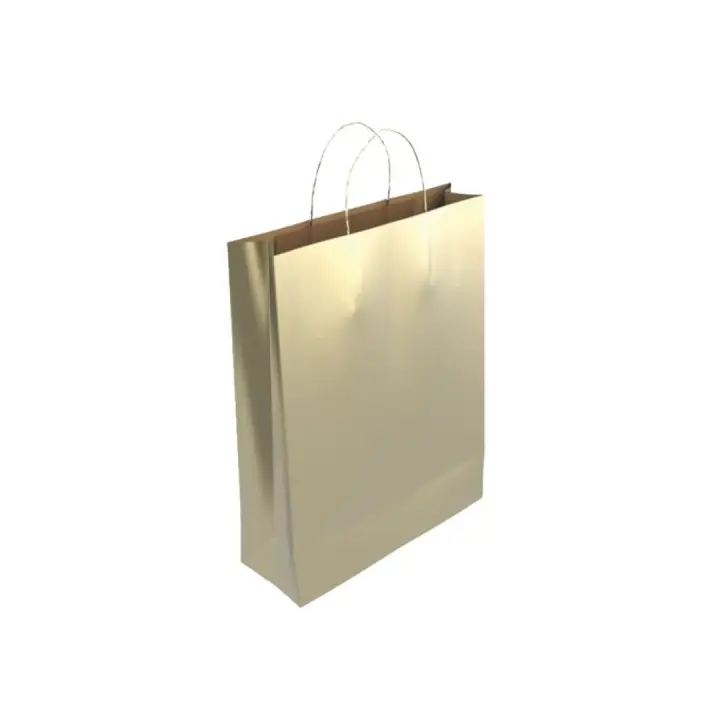 329846 bolsa de papel Oro