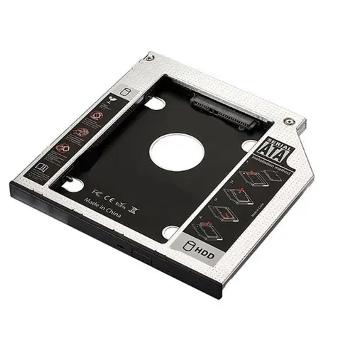EW7003 Acrilonitrilo butadieno estireno (ABS), Aluminio Negro, Blanco funda para disco duro externo - Imagen 1
