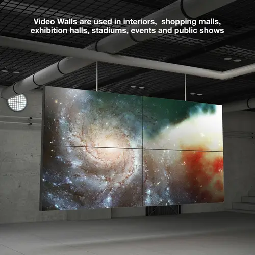 Soporte Video Wall de Pared para Pantalla 45- 70, Negro - Imagen 11