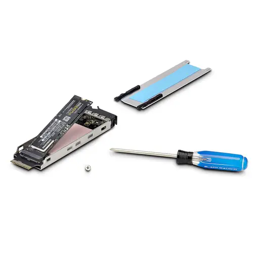 Tarjeta PCIe x4 a SSD NVMe M.2 - Rack Móvil Backplane con Bandeja Removible Hot Swap Intercambiable en Caliente - Bahía de Unidad PCIe 4.0/3.0 - con Llave - Imagen 6