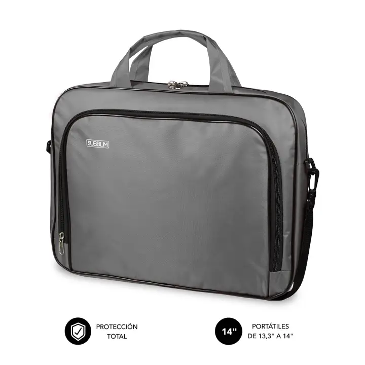 Maletín Ordenador Oxford Laptop Bag 13,3"-14" Grey