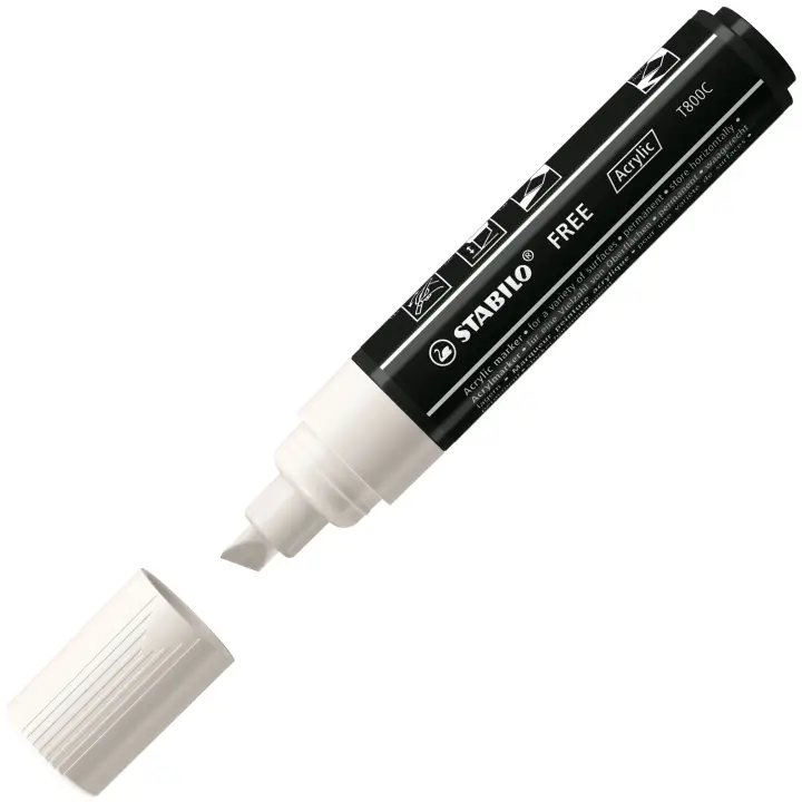 FREE Acrylic marcador 1 pieza(s) Punta de cincel Negro