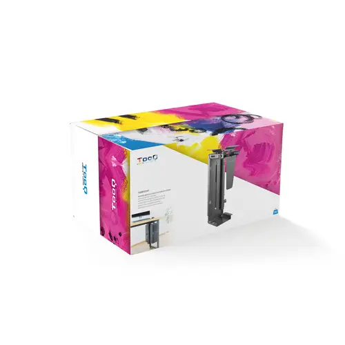Soporte Metálico para CPU para Escritorio/Pared, Negro - Imagen 5