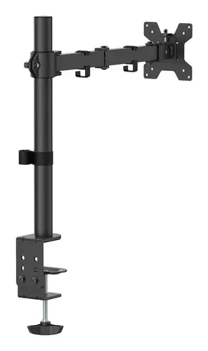 Soporte de mesa eco giratorio e inclinable para monitor/TV 10kg (3 Pivotes, 1 Brazos) de 17-32, Negro - Imagen 3
