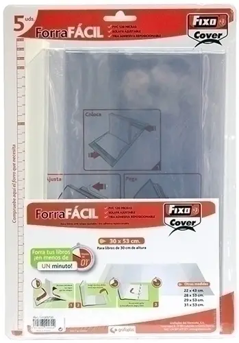FORRO AJUST.FIXO PVC 29x53 PACK de 5
