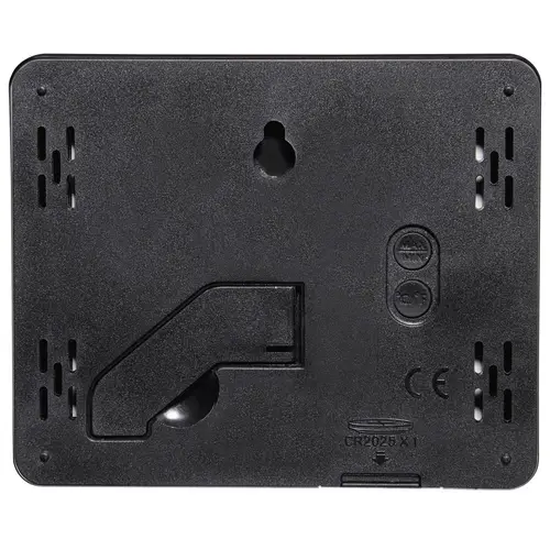 Termómetro e Higrómetro Digital (Control de humedad y temperatura de interiores, Almacenamiento de datos), Color Negro - Imagen 2
