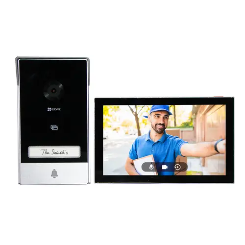 HP7 sistema de intercomunicación de video 17,8 cm (7") Negro, Plata - Imagen 2