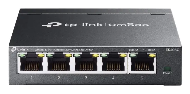 Omada ES205G switch Gestionado Gigabit Ethernet (10/100/1000) Negro