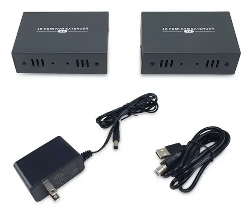 HVE-8111 extensor audio/video Transmisor y receptor de señales AV Negro - Imagen 6