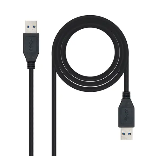 10.01.1002-BK cable USB USB 3.2 Gen 1 (3.1 Gen 1) 2 m USB A Negro - Imagen 1