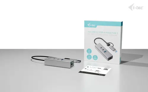 USB-C/USB-A Metal HUB 3 (2x USB-C, 1x USB-A) Port + 2.5GLAN - Imagen 5