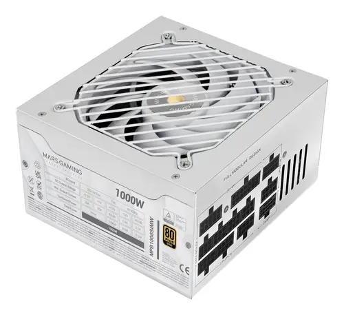 MPB1000SIMW unidad de fuente de alimentación 1000 W 24-pin ATX ATX Blanco - Imagen 3