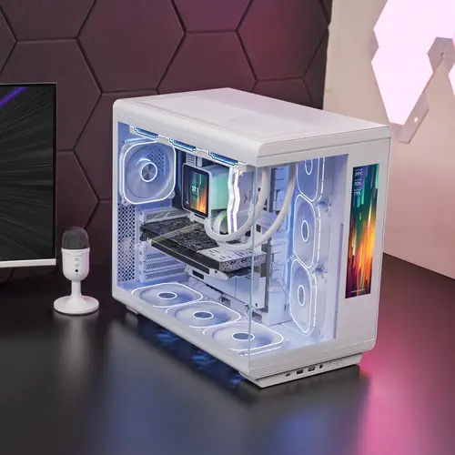 MCREVMAXW carcasa de ordenador Midi Tower Blanco - Imagen 2