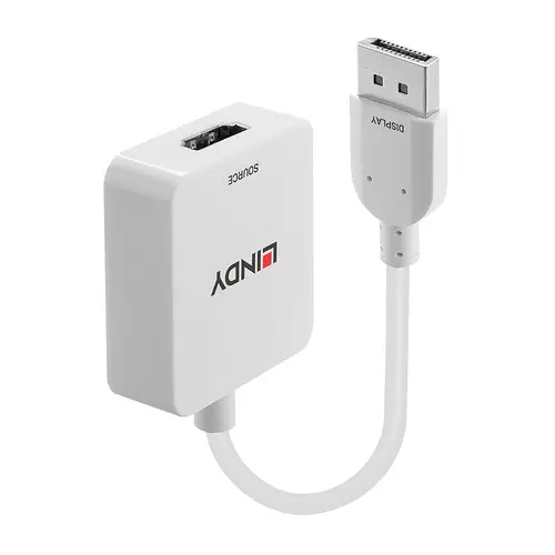 38303 adaptador de cable de vídeo 0,095 m HDMI tipo A (Estándar) DisplayPort Blanco - Imagen 1