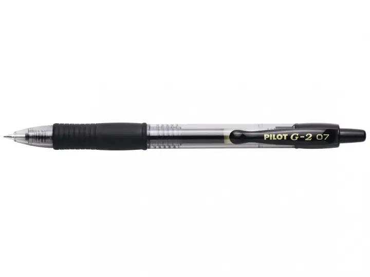 Gelroller G-2 0.7 Bolígrafo de gel de punta retráctil Medio Negro