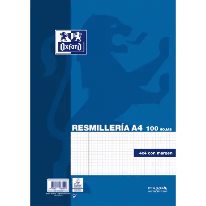 100430272 cuaderno y block A4 100 hojas Azul, Blanco