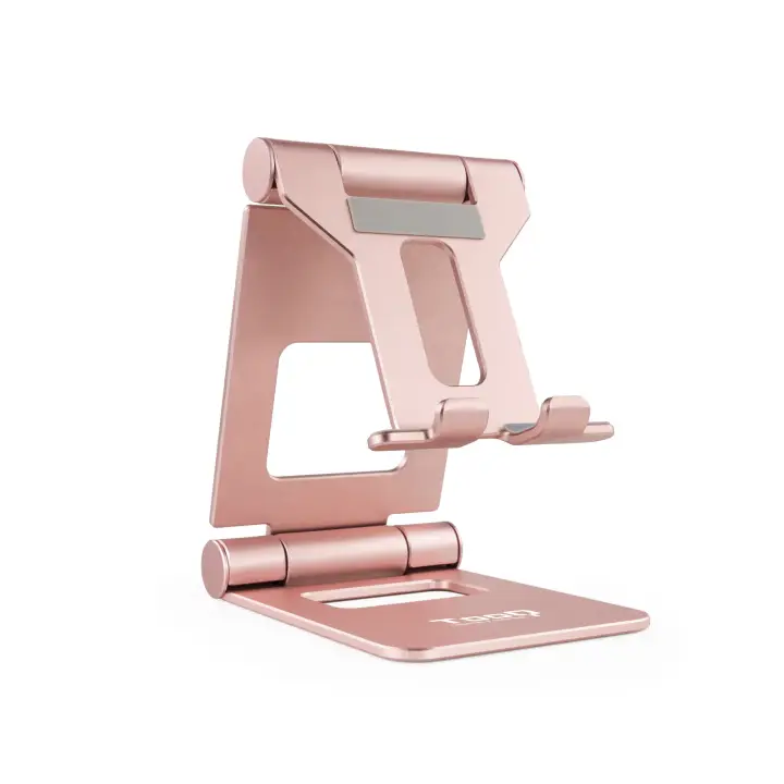 Soporte de sobremesa ajustable para teléfono / tablet hasta 10, Rosa Velvet