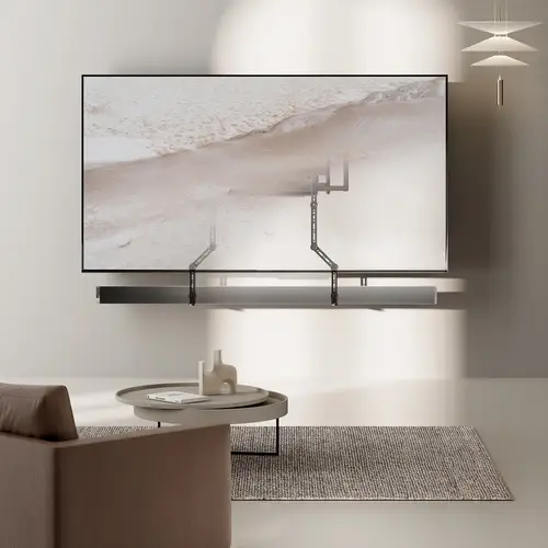 Soporte Universal Para Barra de Sonido, Negro - Imagen 4