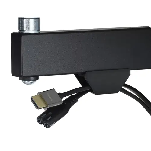 Soporte de Pared para televisores de 19 a 48", 2 brazos, Giratorio 180°, inclinable +5°/-12°, para televisores de hasta 20kg, VESA 200 x 200, Extensible, Color Negro - Imagen 5