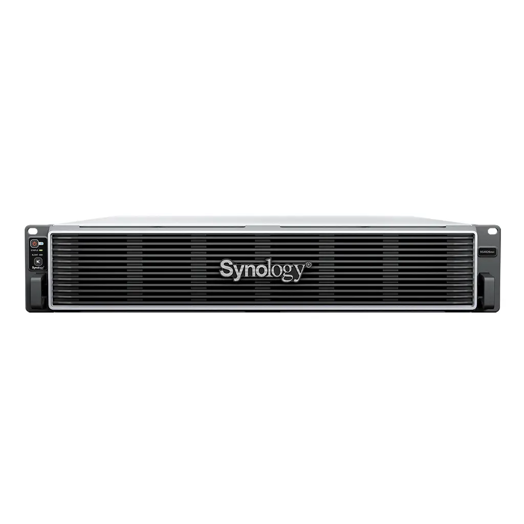 RackStation RS4826XS+ servidor de almacenamiento NAS Bastidor (2U) Intel® Xeon® D-1739 16 GB DDR4 Negro, Plata