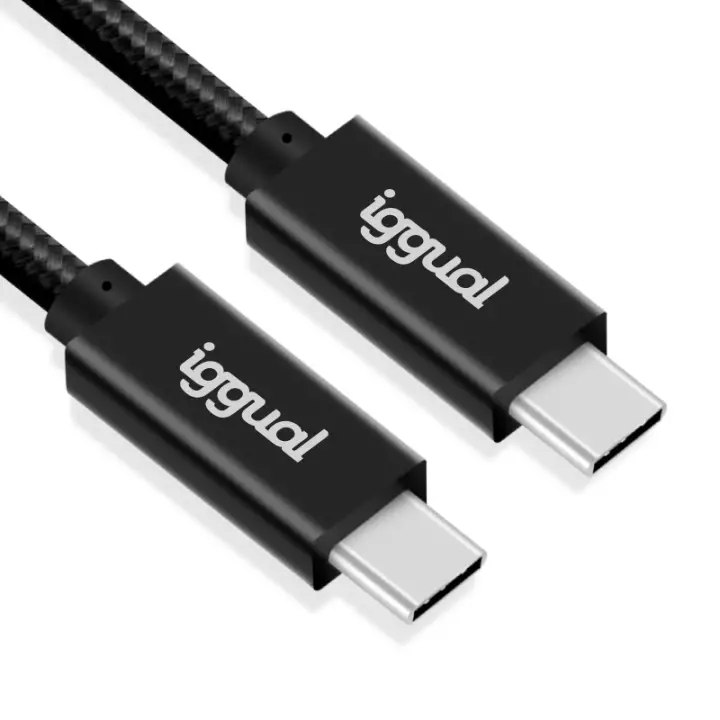 Cable USB-C 3.2 Gen2x2 100W 5A 4K 1m nylon